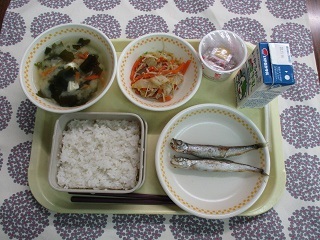 11月11日の学校給食(中学校献立)