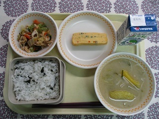 11月14日の学校給食(中学校献立)