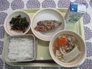 11月16日の学校給食(中学校献立)