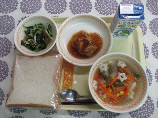 11月17日の学校給食(中学校献立)