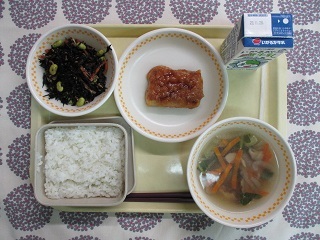 11月21日の学校給食(中学校献立)