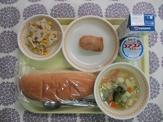 12月1日の学校給食(中学校献立)