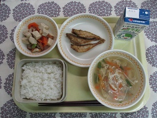 12月5日の学校給食(中学校献立)