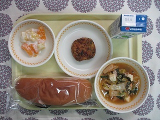12月13日の学校給食(中学校献立)