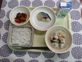 12月14日の学校給食(中学校献立)