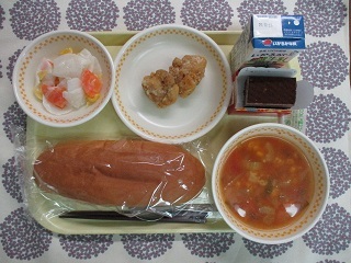 12月15日の学校給食(中学校献立)