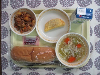 12月20日の学校給食(中学校献立)