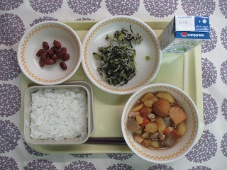 1月18日の学校給食(中学校献立)
