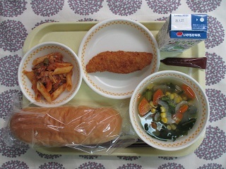 1月19日の学校給食(中学校献立)