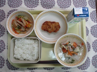 1月23日の学校給食(中学校献立)