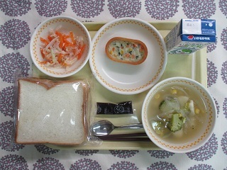 1月24日の学校給食(中学校献立)