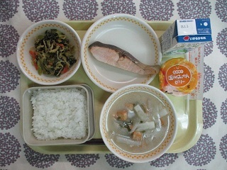 1月25日の学校給食(中学校献立)
