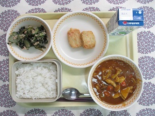 1月27日の学校給食(中学校献立)