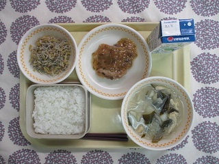 2月6日の学校給食(中学校献立)