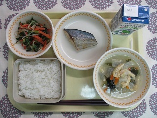 2月24日の学校給食(中学校献立)