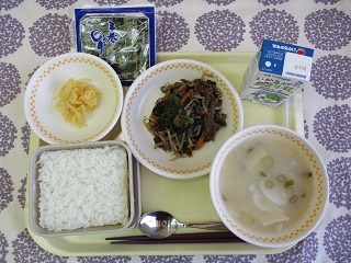 3月15日の学校給食(中学校献立)