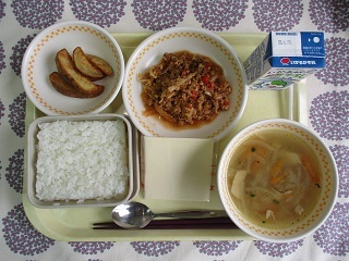 3月17日の学校給食(中学校献立)