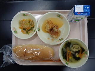 5月9日の学校給食（小学校A献立）の写真
