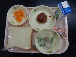 6月8日の学校給食（小学校A献立）の写真