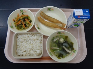 6月16日の学校給食（小学校A献立）の写真