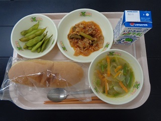 6月29日の学校給食（小学校A献立）の写真