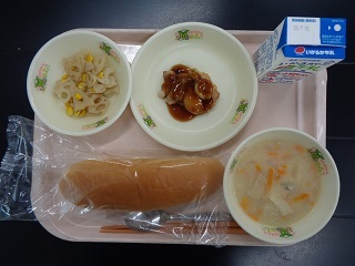 9月14日の学校給食（小学校A献立）の写真