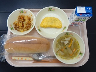 9月28日の学校給食（小学校A献立）の写真