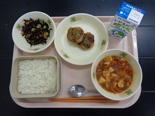 10月6日の学校給食（小学校A献立）の写真