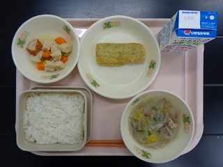 10月16日の学校給食（小学校A献立）の写真