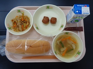 10月24日の学校給食（小学校A献立）の写真