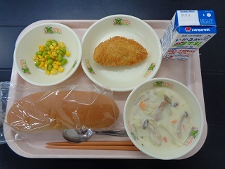 10月26日の学校給食（小学校A献立）の写真