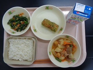 11月29日の学校給食（小学校A献立）の写真