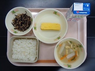 12月1日の学校給食（小学校A献立）の写真