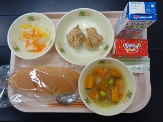 12月5日の学校給食（小学校A献立）の写真