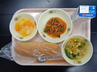 1月16日の学校給食（小学校A献立）の写真