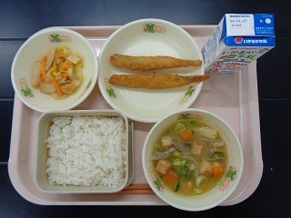 1月19日の学校給食（小学校A献立）の写真