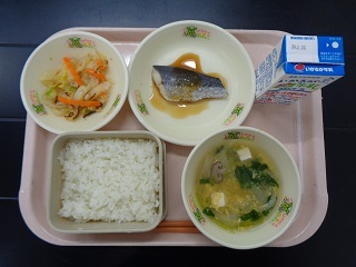 2月14日の学校給食（小学校A献立）の写真