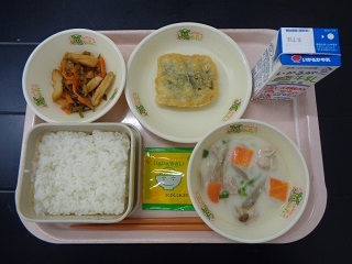 3月11日の学校給食（小学校A献立）の写真