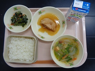 3月15日の学校給食（小学校A献立）の写真