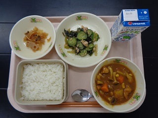 4月17日の学校給食（小学校B献立）の写真