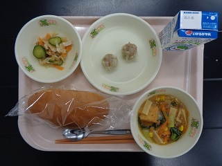 5月11日の学校給食（小学校B献立）の写真