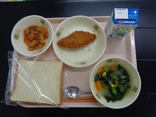 5月16日の学校給食（小学校B献立）の写真