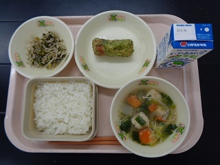 6月12日の学校給食（小学校B献立）の写真