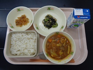 6月16日の学校給食（小学校B献立）の写真