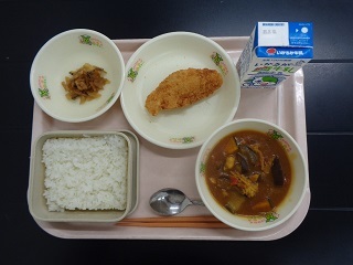 7月3日の学校給食（小学校B献立）の写真