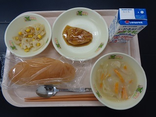 9月7日の学校給食（小学校B献立）の写真