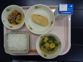 9月8日の学校給食（小学校B献立）の写真