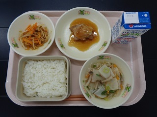 9月11日の学校給食（小学校B献立）の写真