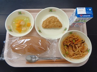 9月19日の学校給食（小学校B献立）の写真