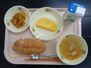 9月21日の学校給食（小学校B献立）の写真